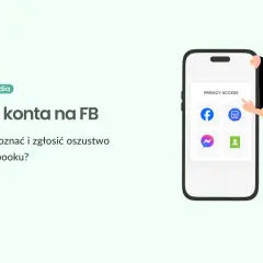 Jak sprawdzić do kogo należy fake konto na FB? Grafika pokazuje złodziejaszka próbującego dostać się do telefonu z ikonami aplikacji społecznościowych.