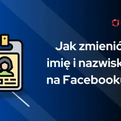 Dowiedz się, jak zmienić imię i nazwisko na Facebooku. Ikona identyfikatora z profilem użytkownika.
