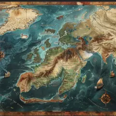 Mapa Gry o Tron – poznaj cały świat Westeros i Essos