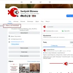 Jak sprawdzić kto jest administratorem strony na FB? Kliknij "Zarządzaj" u góry, a potem "Ustawienia".