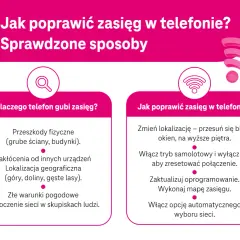 Jak poprawić zasięg w telefonie? Sprawdź, dlaczego telefon gubi sygnał i poznaj sprawdzone sposoby na jego wzmocnienie, np. zmień lokalizację lub zresetuj połączenie.