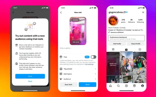 Jak dodać rolkę do relacji? Instagram pokazuje, jak testować nowe treści z odbiorcami, by sprawdzić, czy się im spodobają.